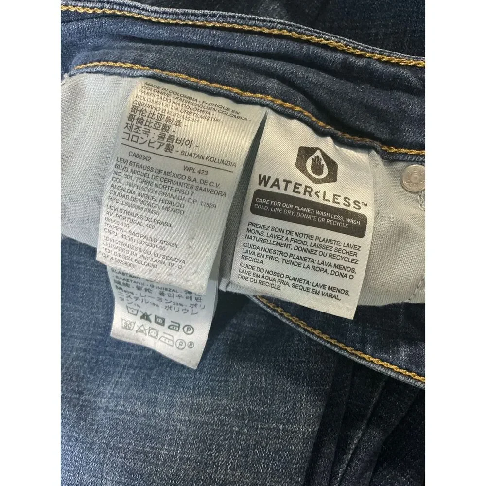 Levi's‎ 721 High Rise Skinny Jeans men's Size 34 Blue Denim